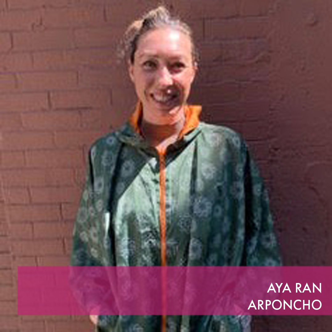 ArPonchos are waterproof, stylish, rain ponchos. They are silky-soft hooded, and reversible with a print on one side and a solid color on the other. 