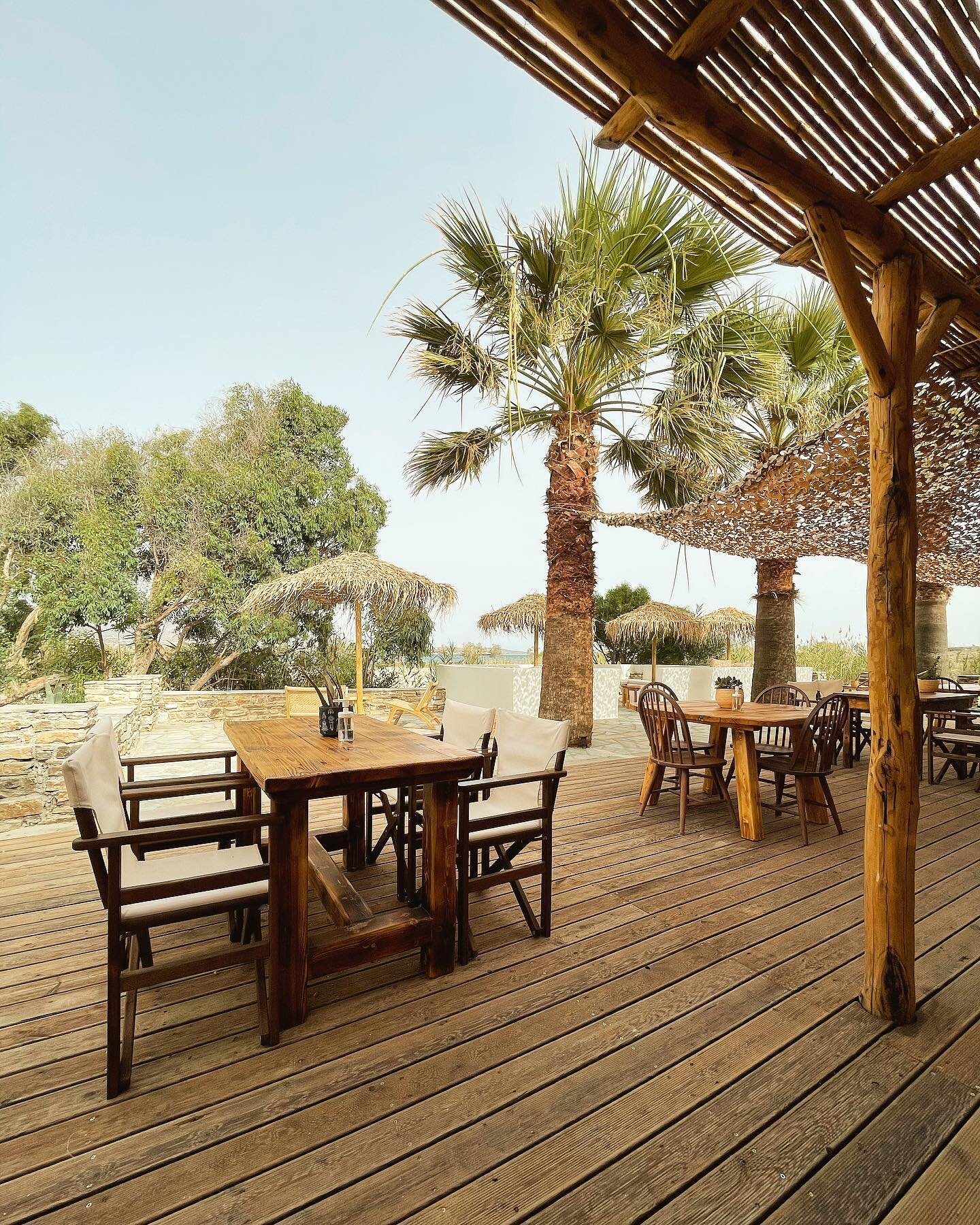 A genuine oasis located at one of the closest beaches near town, a beach bar called Time marine. An aesthetic of natural wood, chilled lounge areas with hammocks and daybeds, surrounded by a nice garden with a view to the beach and sea making it the 