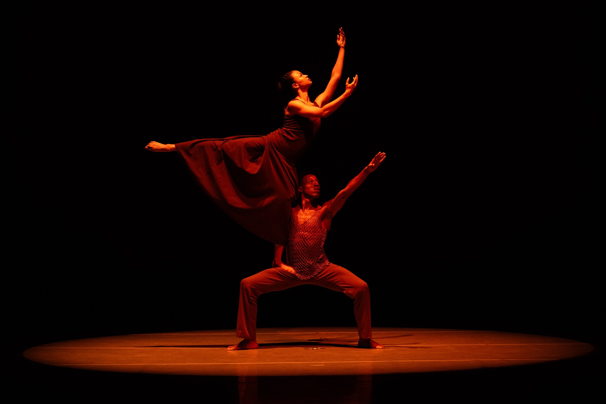 Ailey II's Kali Marie Oliver and Andrew Bryant in Alvin Ailey's Revelations. Photo by Nir Arieli_5526.jpg