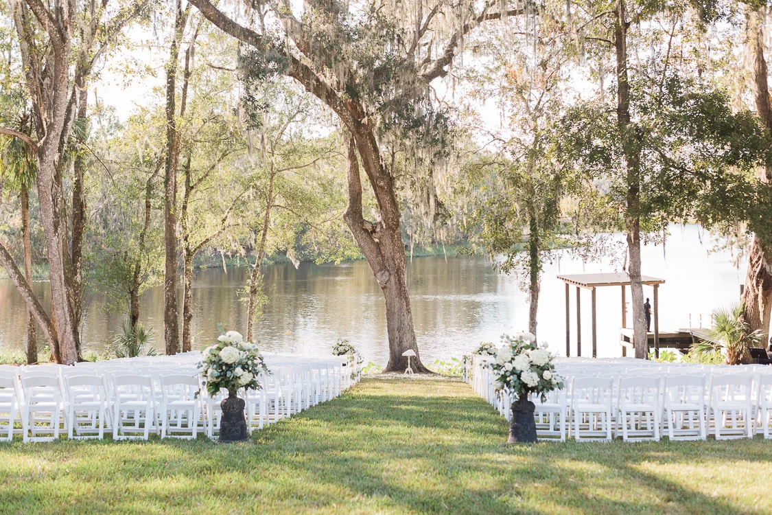 Elegant Tented Backyard, Lakefront Wedding On Grandparent's Land In Brooksville, Florida | Tampa, Miami Florida Fine Art Wedding Photographer