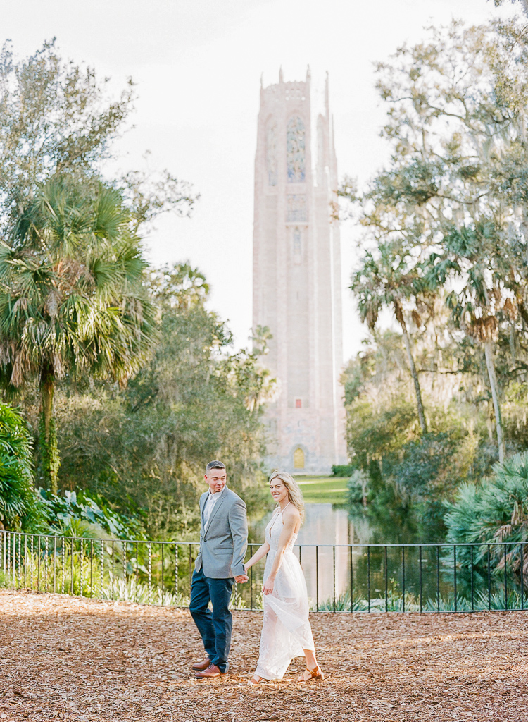 Bok Tower Gardens Engagement In Lake Wales Lauren Galloway