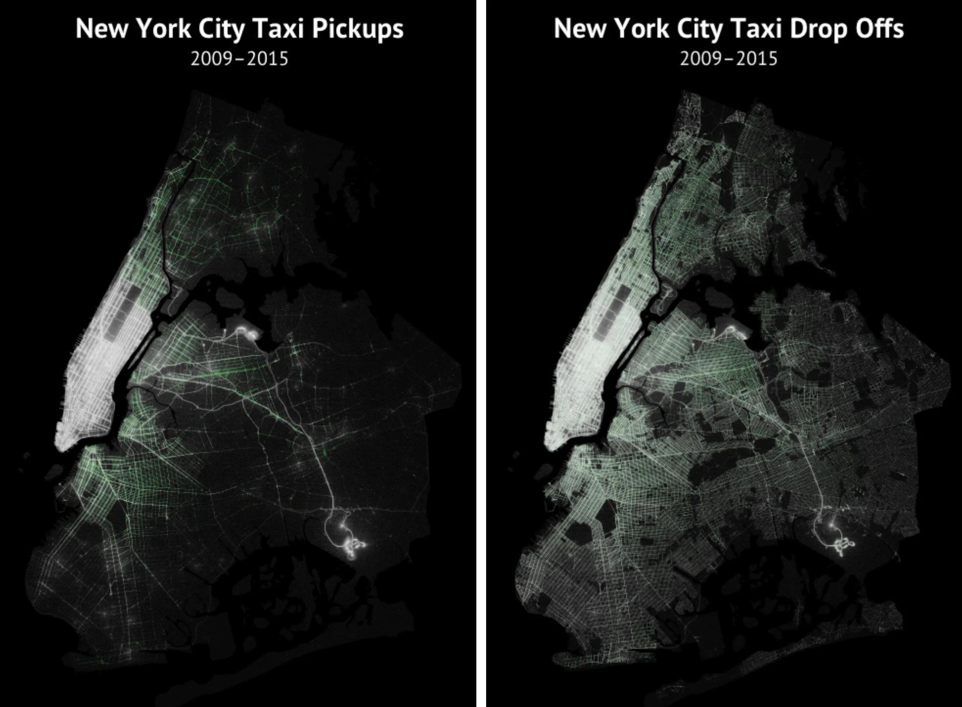 Mapping All 1.1 Billion NYC Taxi Trips Since 2009 - 6sqft