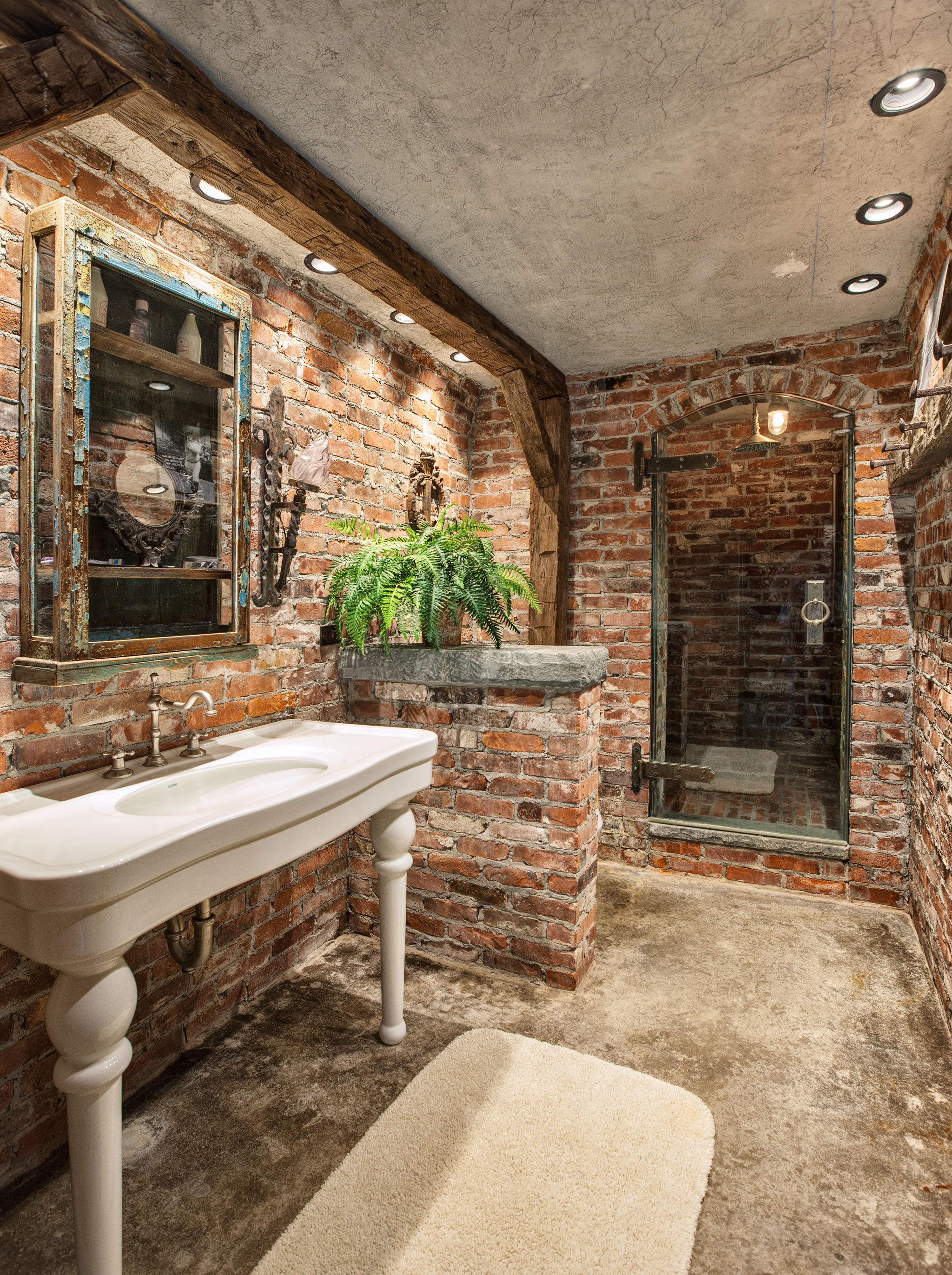 One of the home's eight bathrooms.