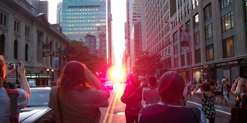 This Evening - Manhattanhenge 2016