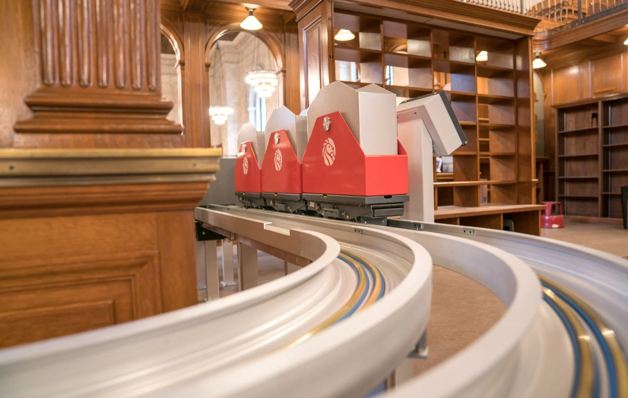 Check out NYPL’s New $2.6M ‘Book Train’ Conveyor System