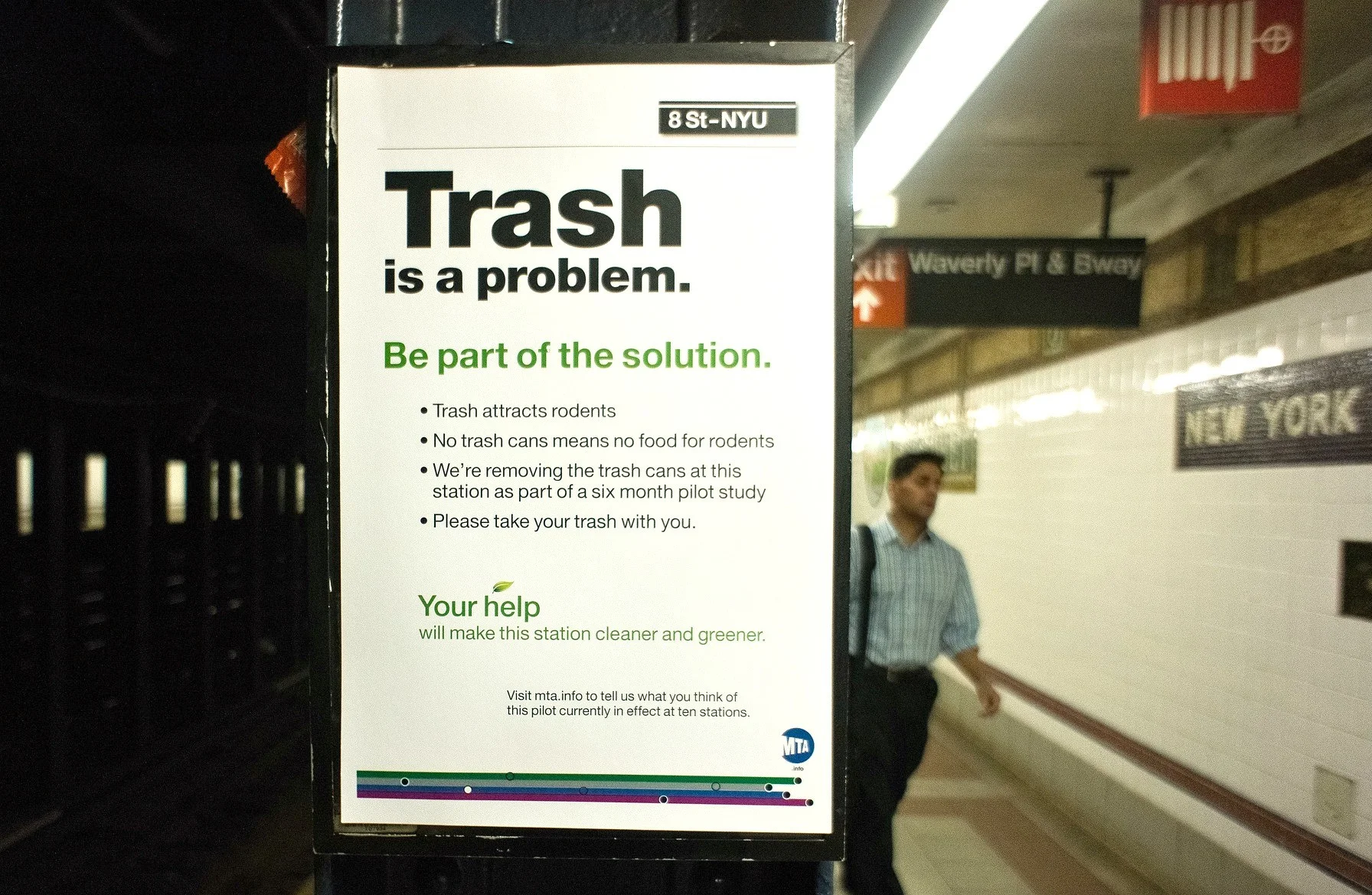 Removing Garbage Cans Led To More Trash On The Tracks and Tack Fires