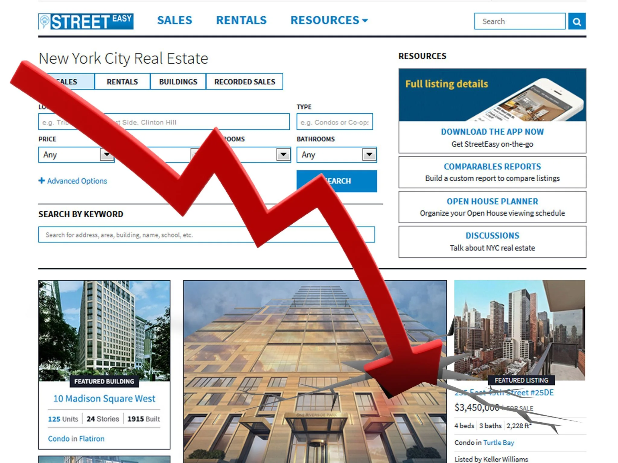 So It Begins - StreetEasy Listings Dip. Is This The End Of StreetEasy?