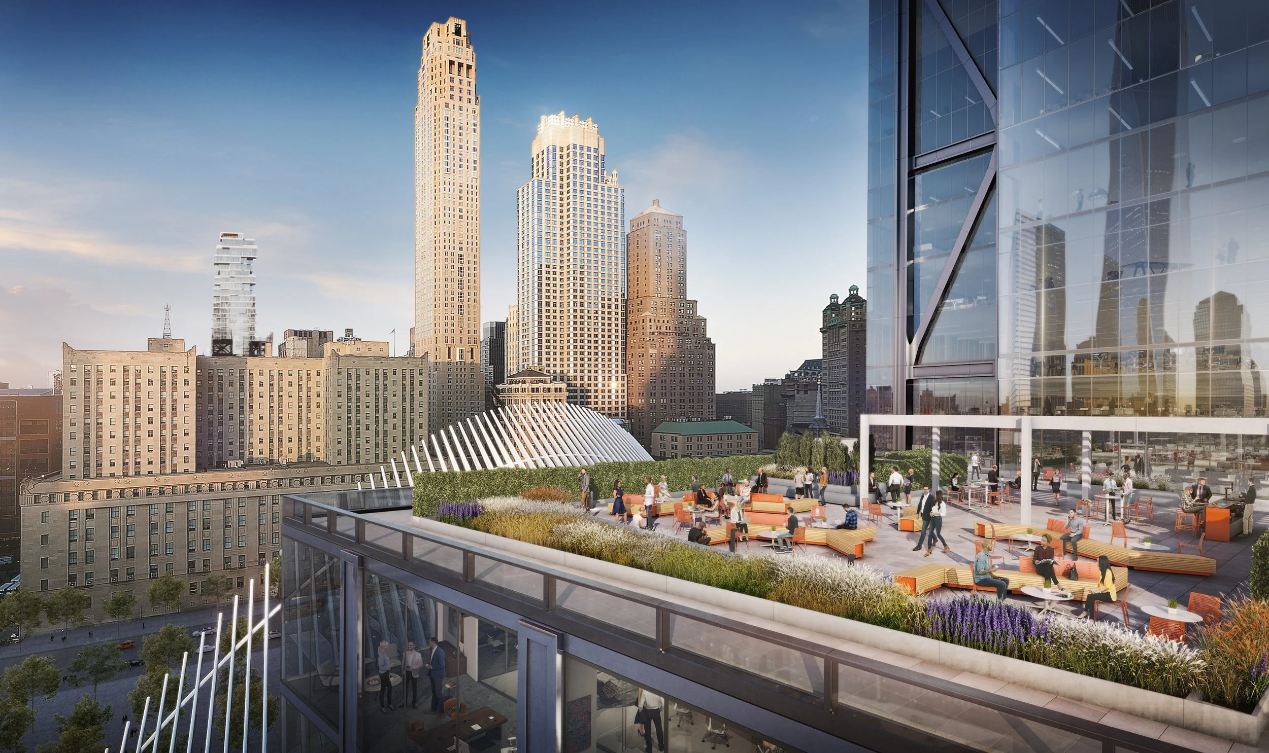 First Look At 3 World Trade Center’s Huge Outdoor Terrace