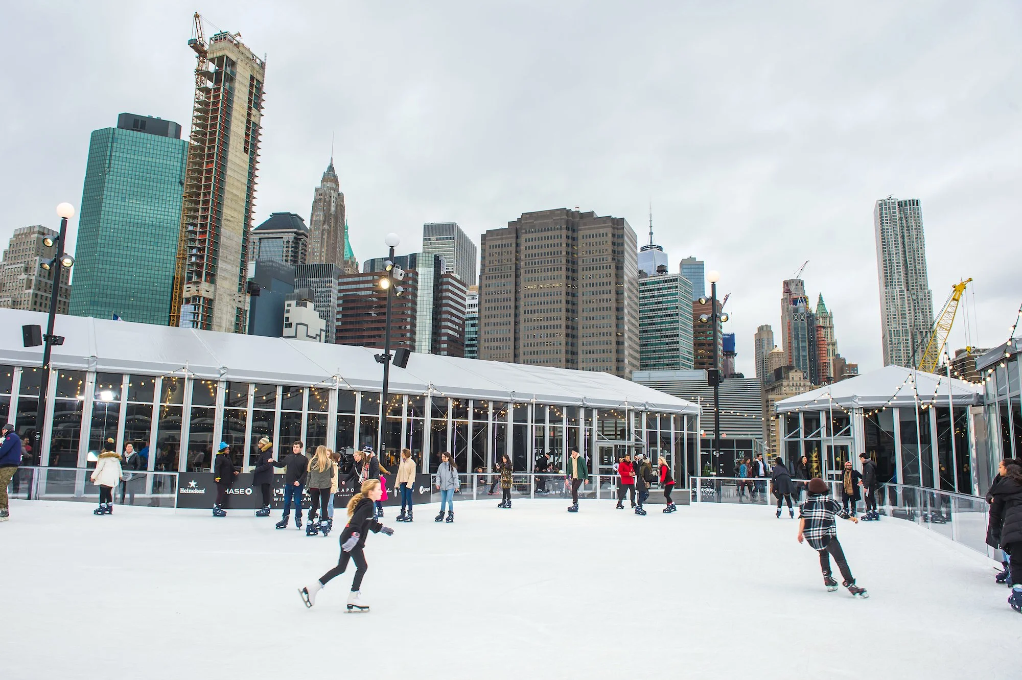 NYC’s Only Open-Air Rooftop Ice Skating Rink Opens This Week