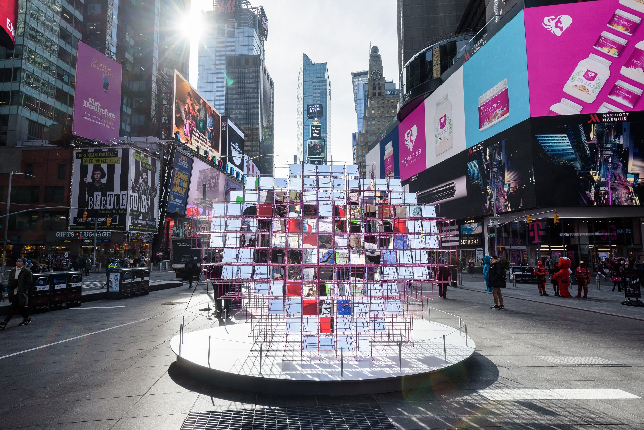 Times Square Arts’ 2020 Valentine’s Day Heart