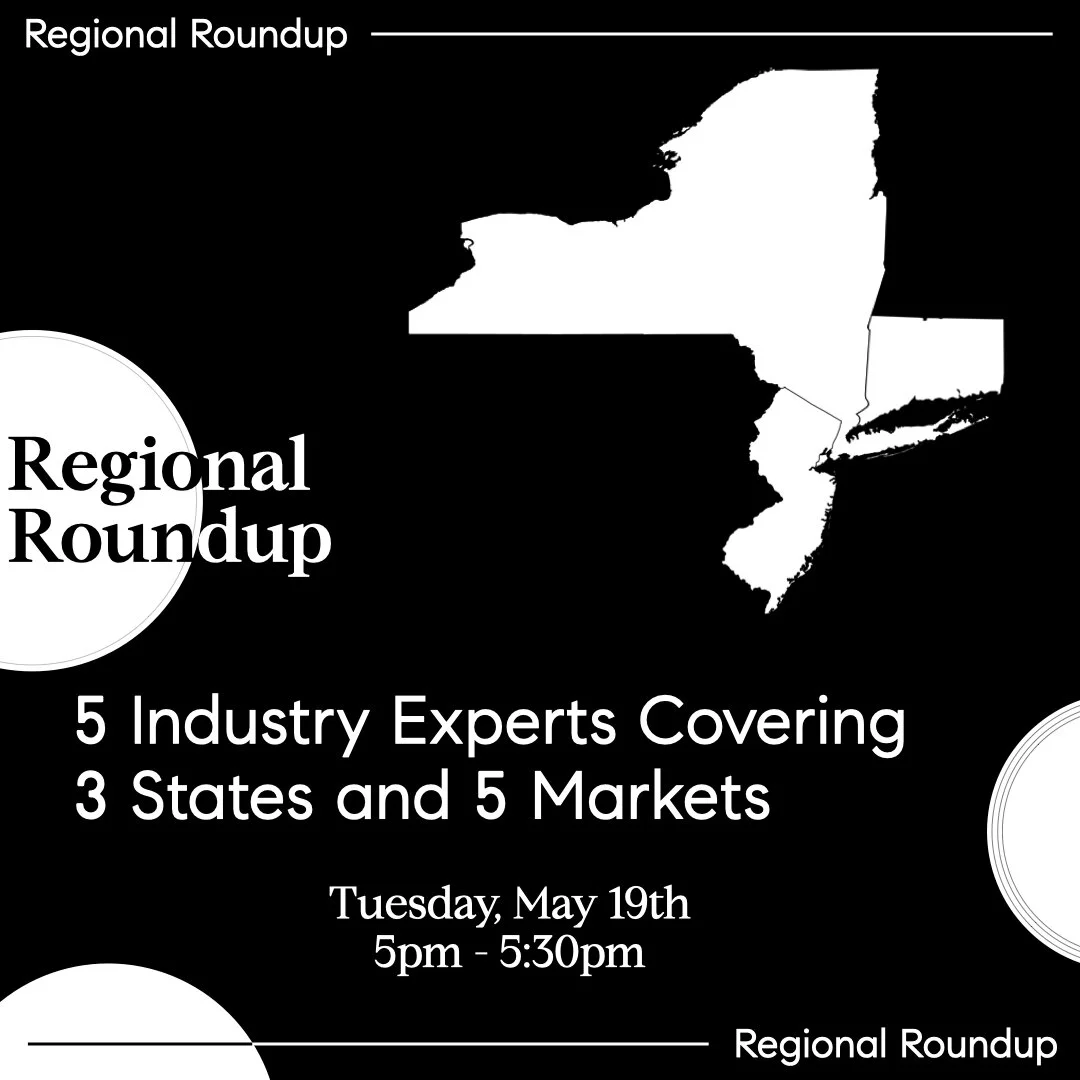 Regional Roundup ZOOM Call   |   Tuesday, May 19th @5PM