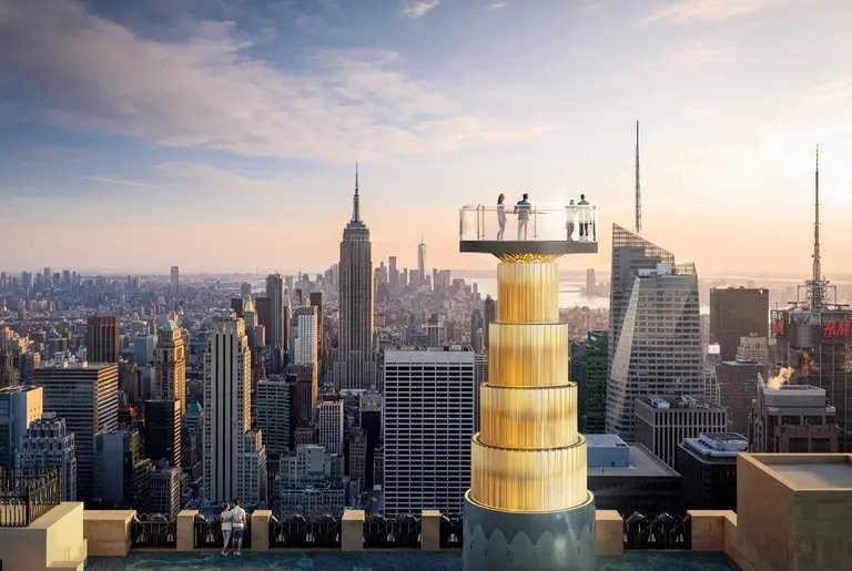 30 Rock’s New ‘Skylift’ Platform Will Takes Visitors 900 Feet Above NYC