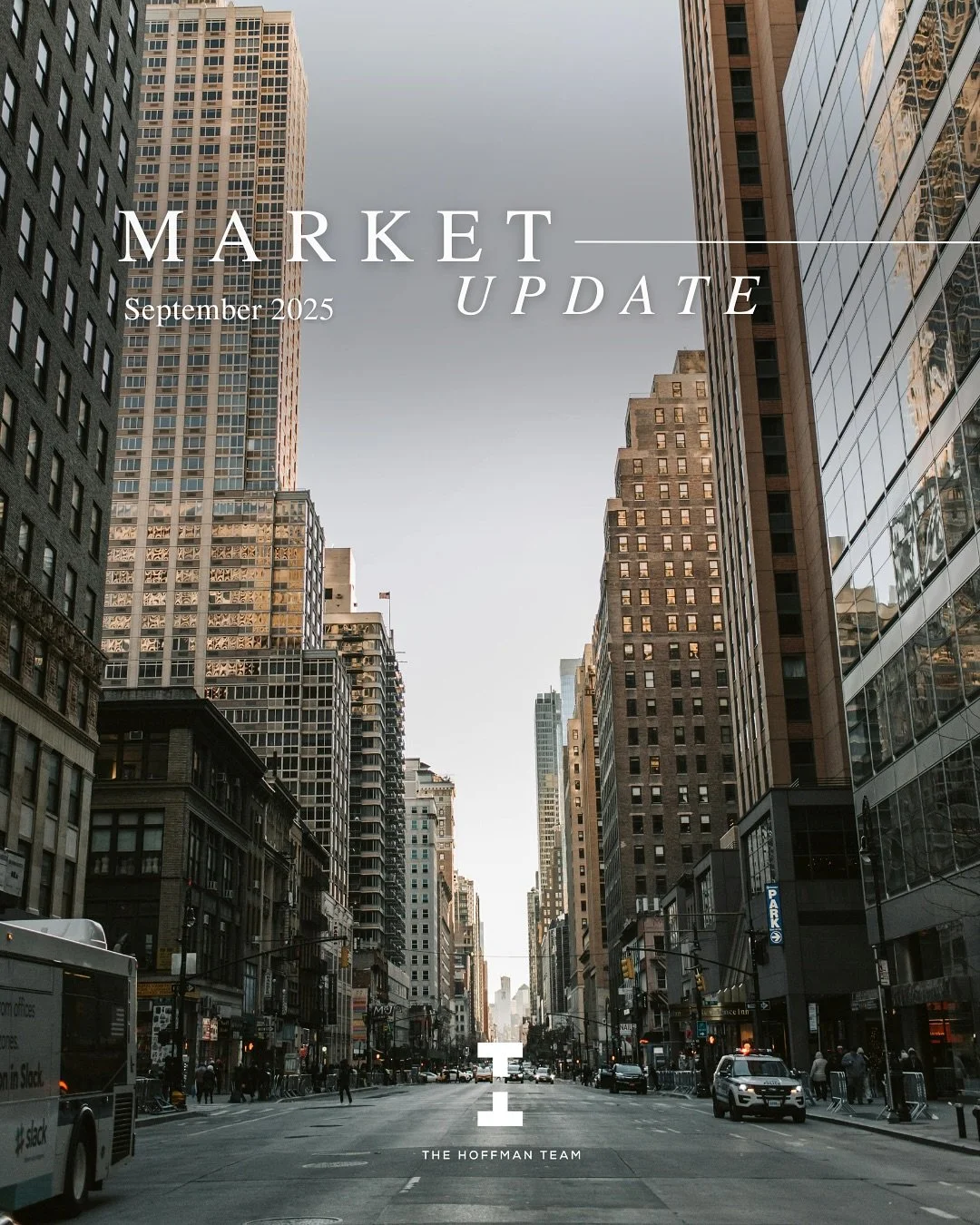 The Manhattan real estate market in September 2025 maintained strong pricing, with the Average Condo Sales Price at $2.5M and the Median Co-op Sales Price at $870K.
The biggest shift was a 7.3% increase in inventory, offering buyers more choice, eve
