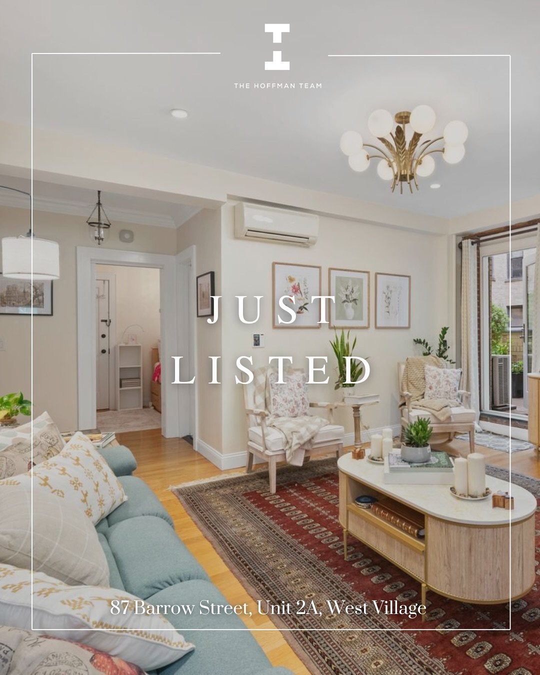 Rare West Village 4-bedroom with private terrace!

💵 $2,995,000
3 Beds | 3 Baths

Just one flight up, this sun-filled residence offers charming Hudson Street views and serene outdoor living. Originally three apartments, it has been seamlessly combin