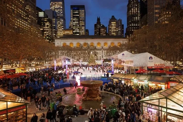 Bryant Park’s Winter Village Is Now Open