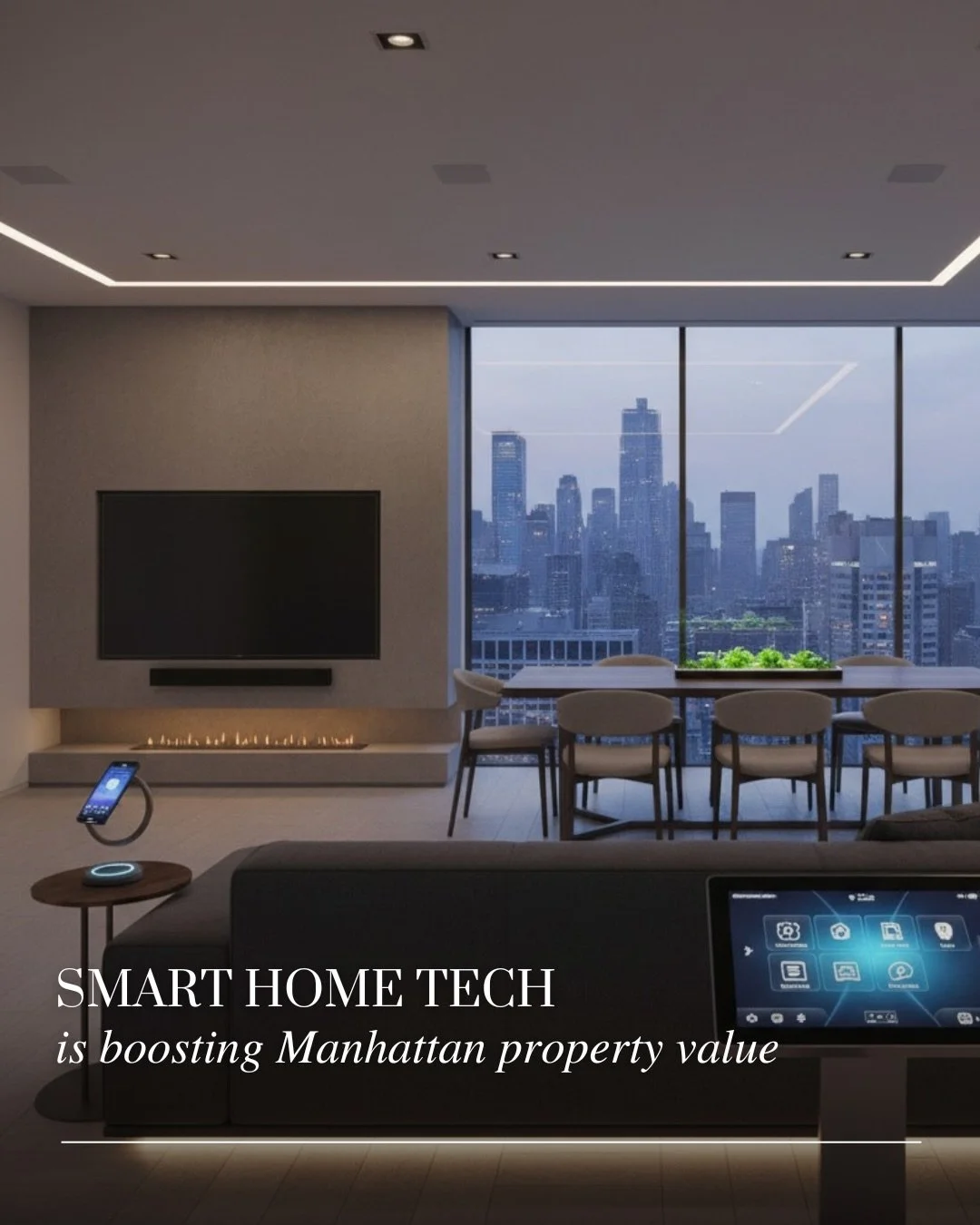 Strategic improvements can deliver 3&ndash;5% ROI!
Need guidance?
🤝🏻The Hoffman Team can help!

 We&rsquo;ll advise you on the smart home upgrades that add the most value:

📱646-431-2260
💻hoffmanteam@compass.com

#manhattanmarkettrends t #manhatt