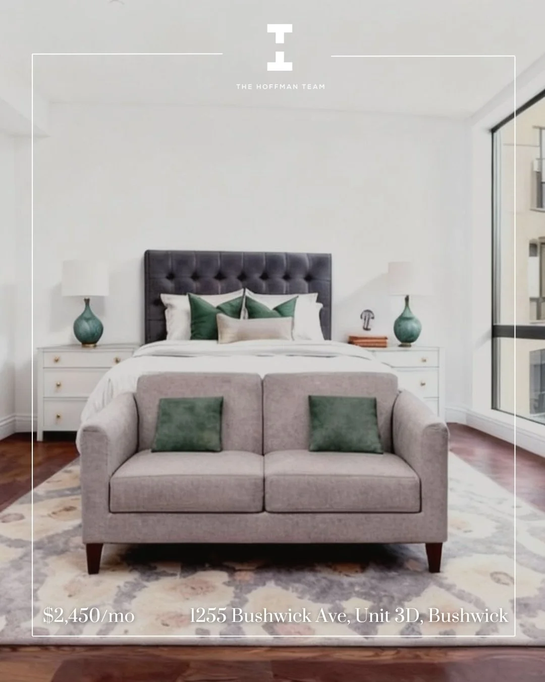 🔑For Rent
OPEN HOUSE: Saturday, Dec 13th, 2:30 PM - 3:30 PM, (by appointment only)

$2,450/mo
Studio | 1 Bath

- Spacious alcove layout with sleek flooring
- Floor-to-ceiling windows + great eastern light
- Modern kitchen with Fisher &amp; Paykel &a