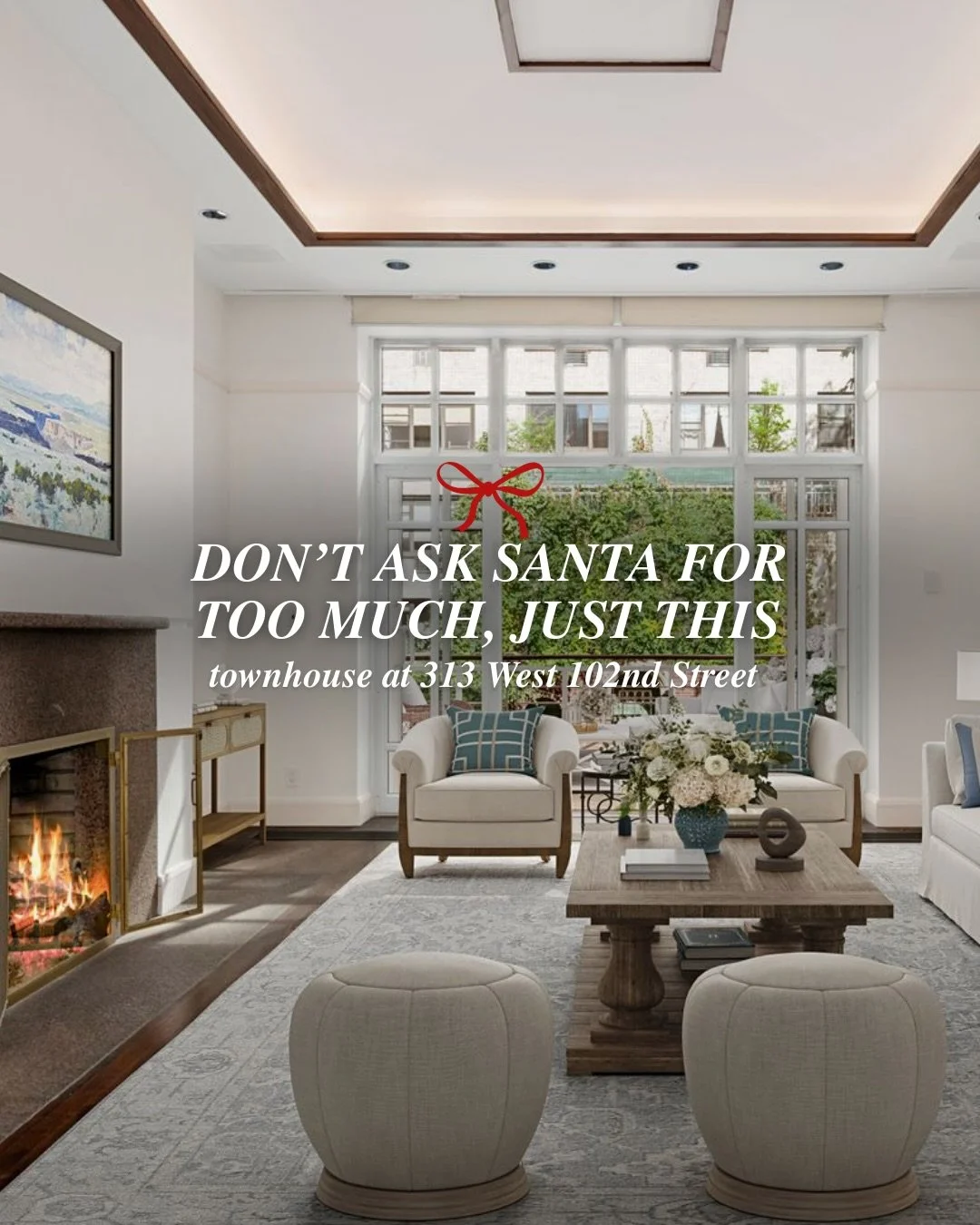 This renovated limestone townhouse &mdash; a 4-story, 20-foot-wide masterpiece designed in 1892 by Clarence Fagan True. Once home to Elliott Bulloch Roosevelt, this residence blends historic charm with modern luxury!

📍313 West 102nd Street, Upper W