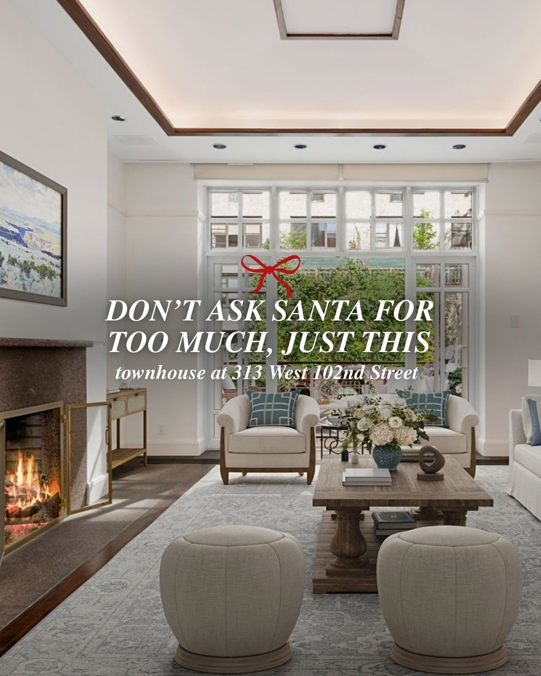 This renovated limestone townhouse &mdash; a 4-story, 20-foot-wide masterpiece designed in 1892 by Clarence Fagan True. Once home to Elliott Bulloch Roosevelt, this residence blends historic charm with modern luxury!

📍313 West 102nd Street, Upper W