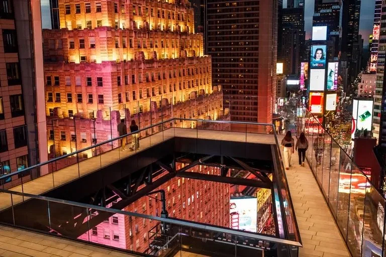 New Times Square Observation Deck, 19 Floors Above Broadway