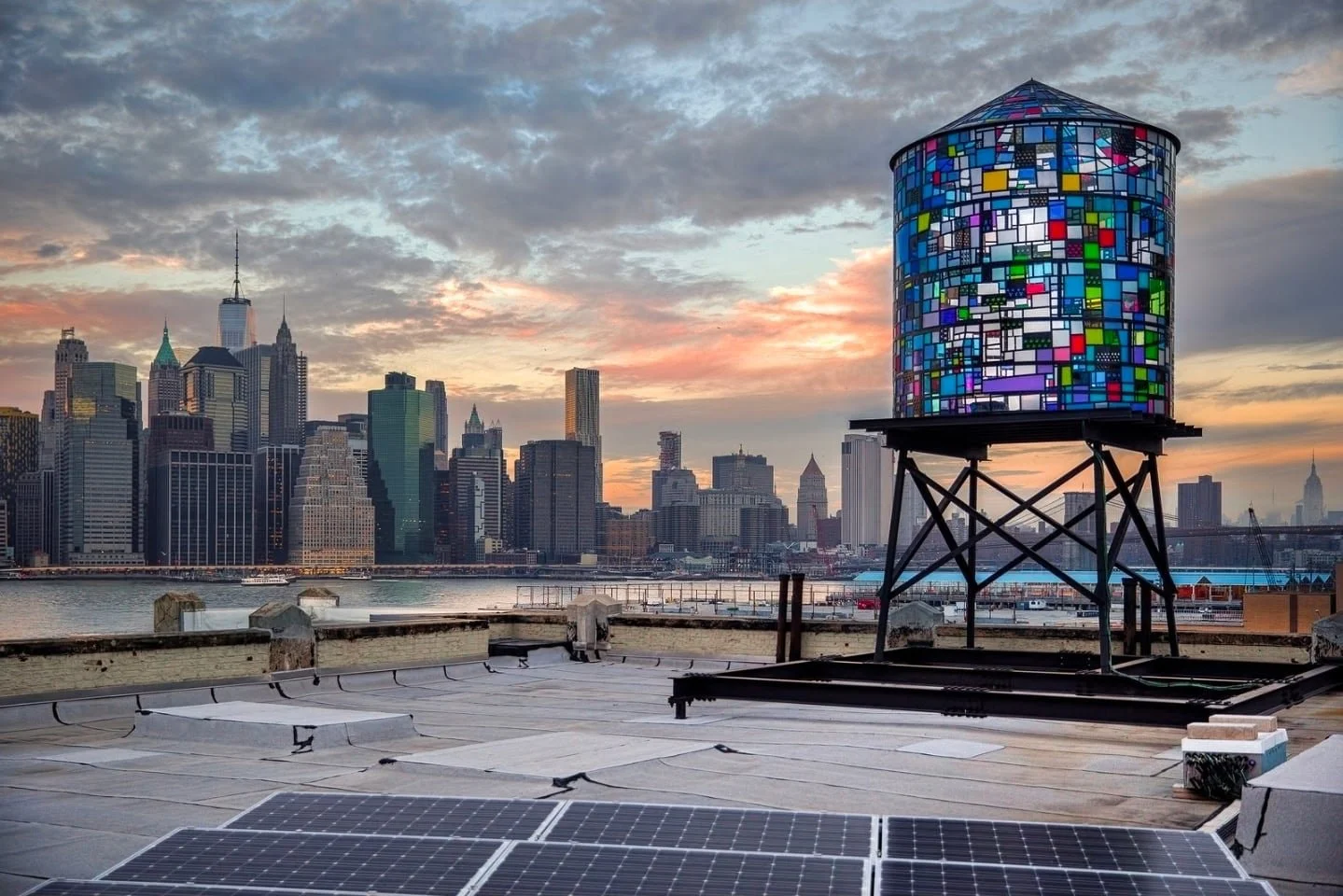 Iconic Water Tower Sculpture in Brooklyn Bridge Park To Be Restored