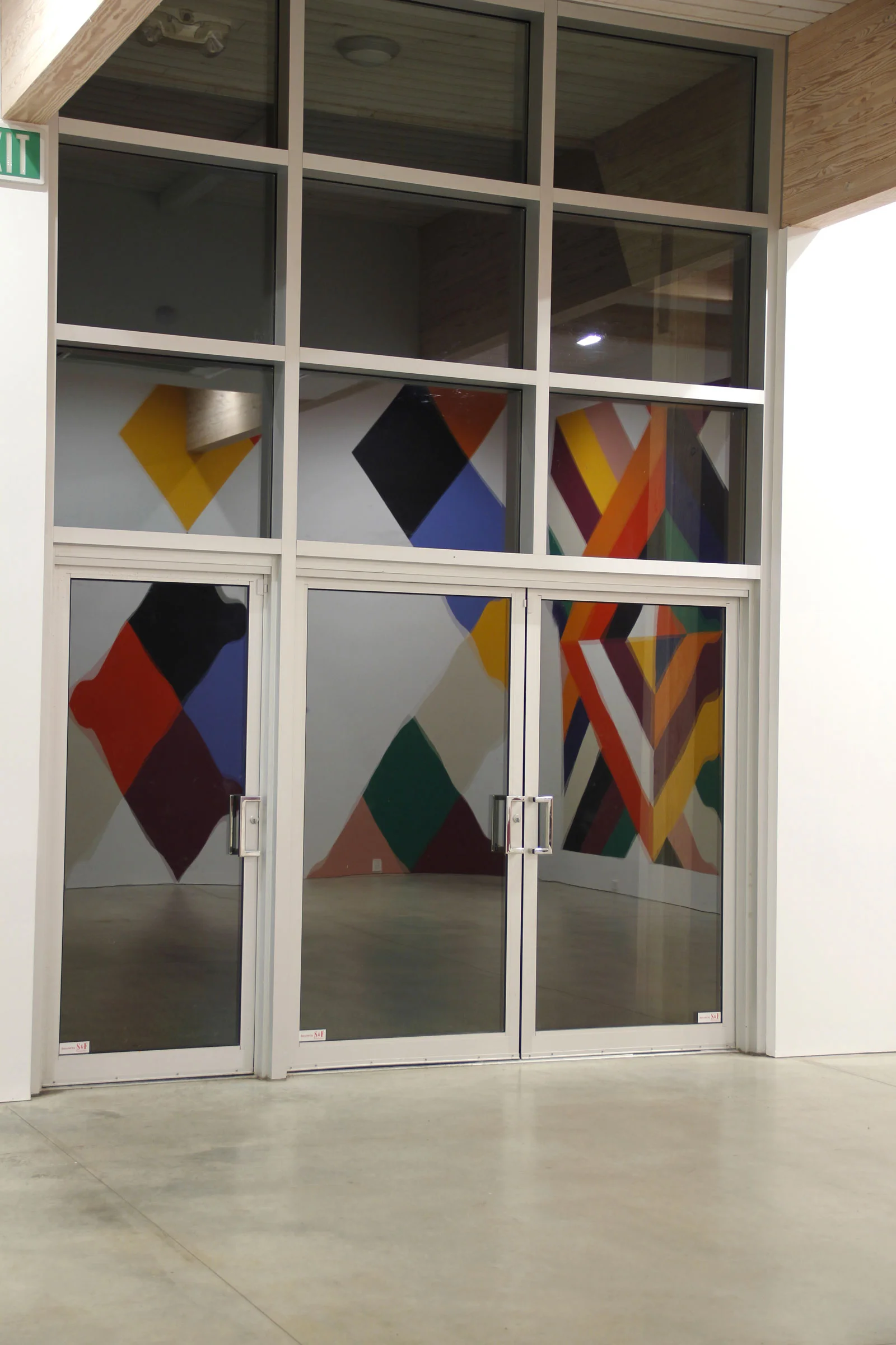 Oracle , 2014, 13 x 26’, wall painting Canterbury , 2014, 15 x 75’, wall painting OMI International Arts Center, Ghent, New York. On view June-September 2014.