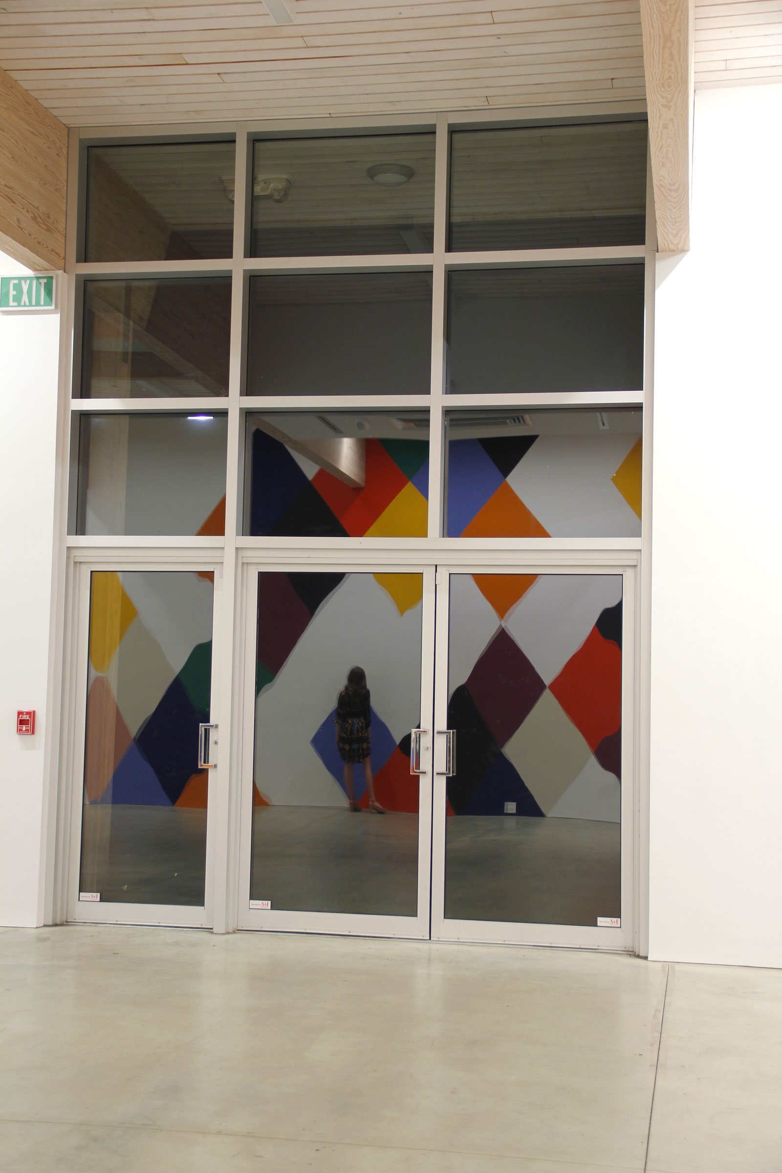   Oracle , 2014, 13 x 26’, wall painting  Canterbury , 2014, 15 x 75’, wall painting OMI International Arts Center, Ghent, New York.&nbsp;On view June-September 2014. 