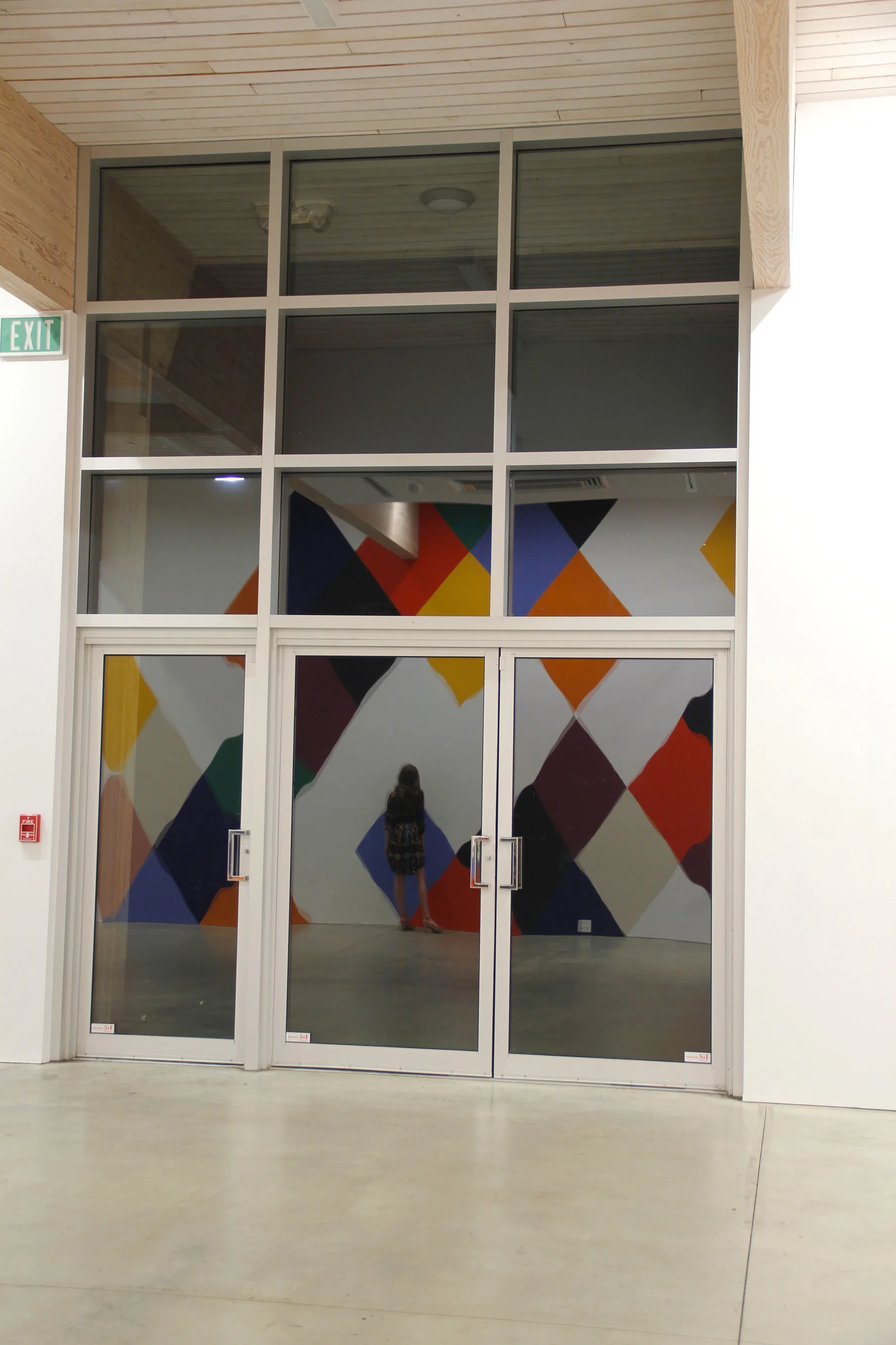 Oracle , 2014, 13 x 26’, wall painting Canterbury , 2014, 15 x 75’, wall painting OMI International Arts Center, Ghent, New York. On view June-September 2014.