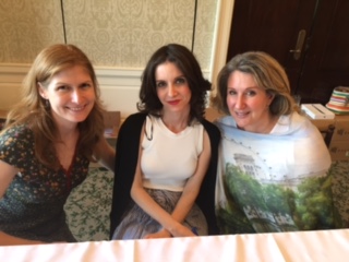 With Maile Meloy and Jane Green in Darien, Connecticut