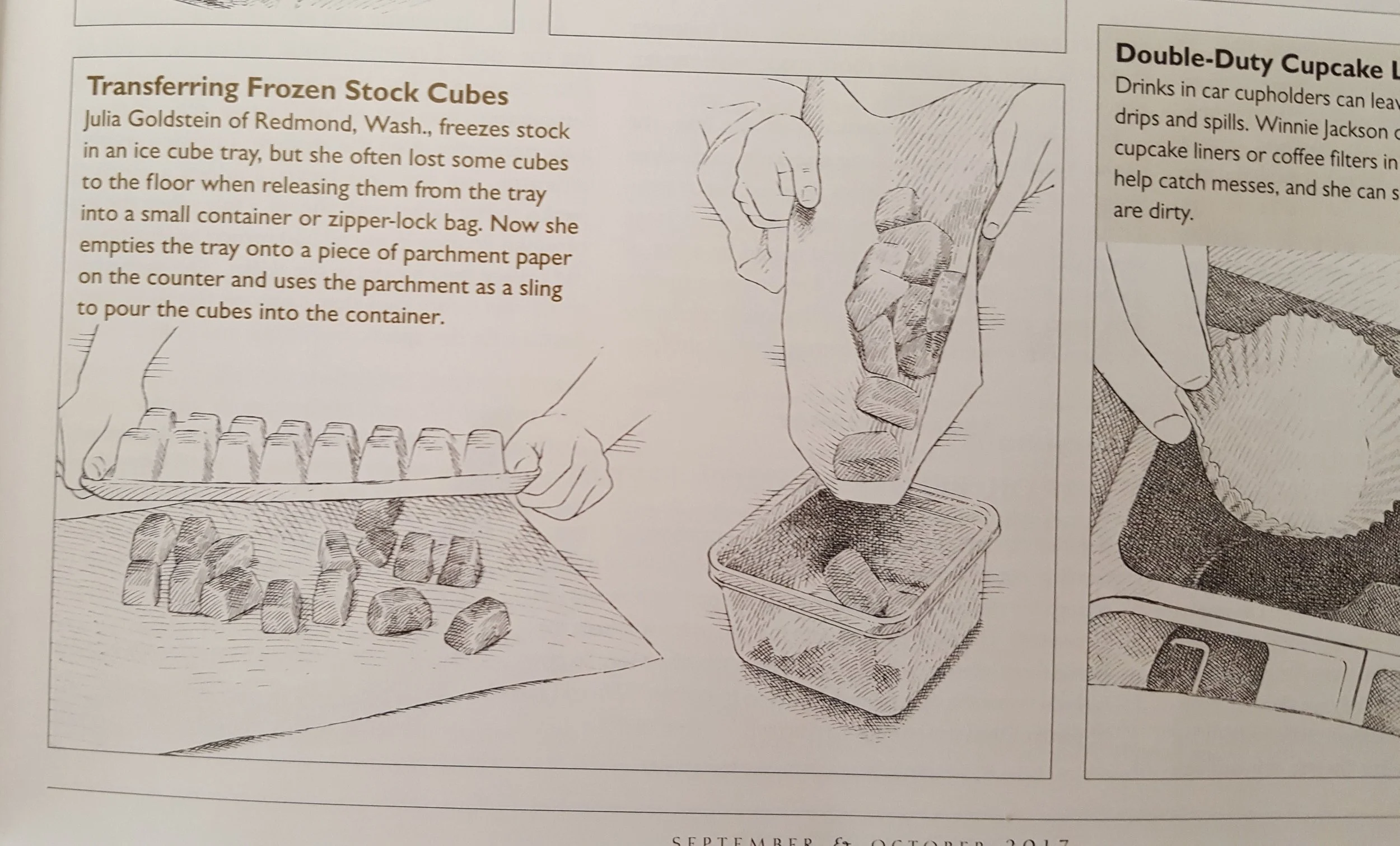 Cook's Illustrated chose to publish the Quick Tip I submitted.