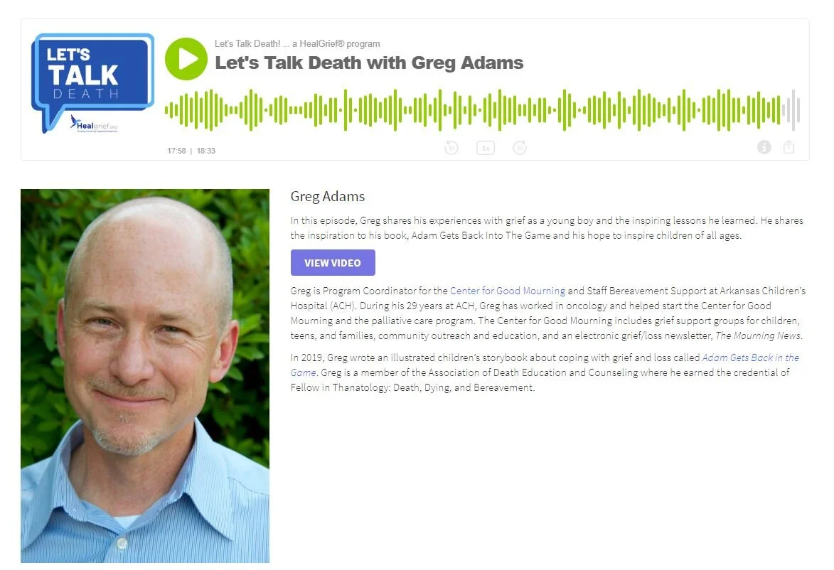 Greg Adams on Let’s Talk Death — Et Alia Press