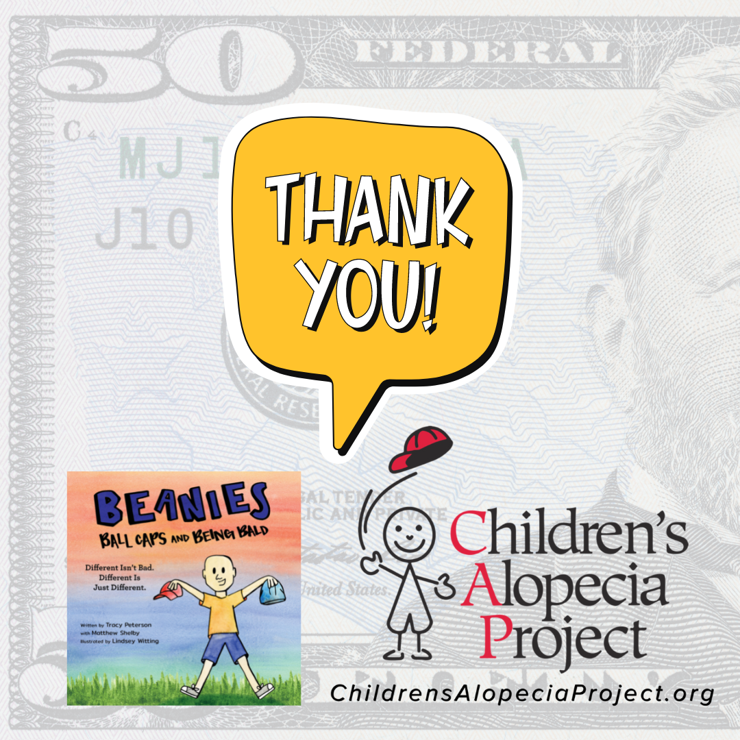 THANK YOU! We're Donating 50 to Children's Alopecia Project — Et Alia