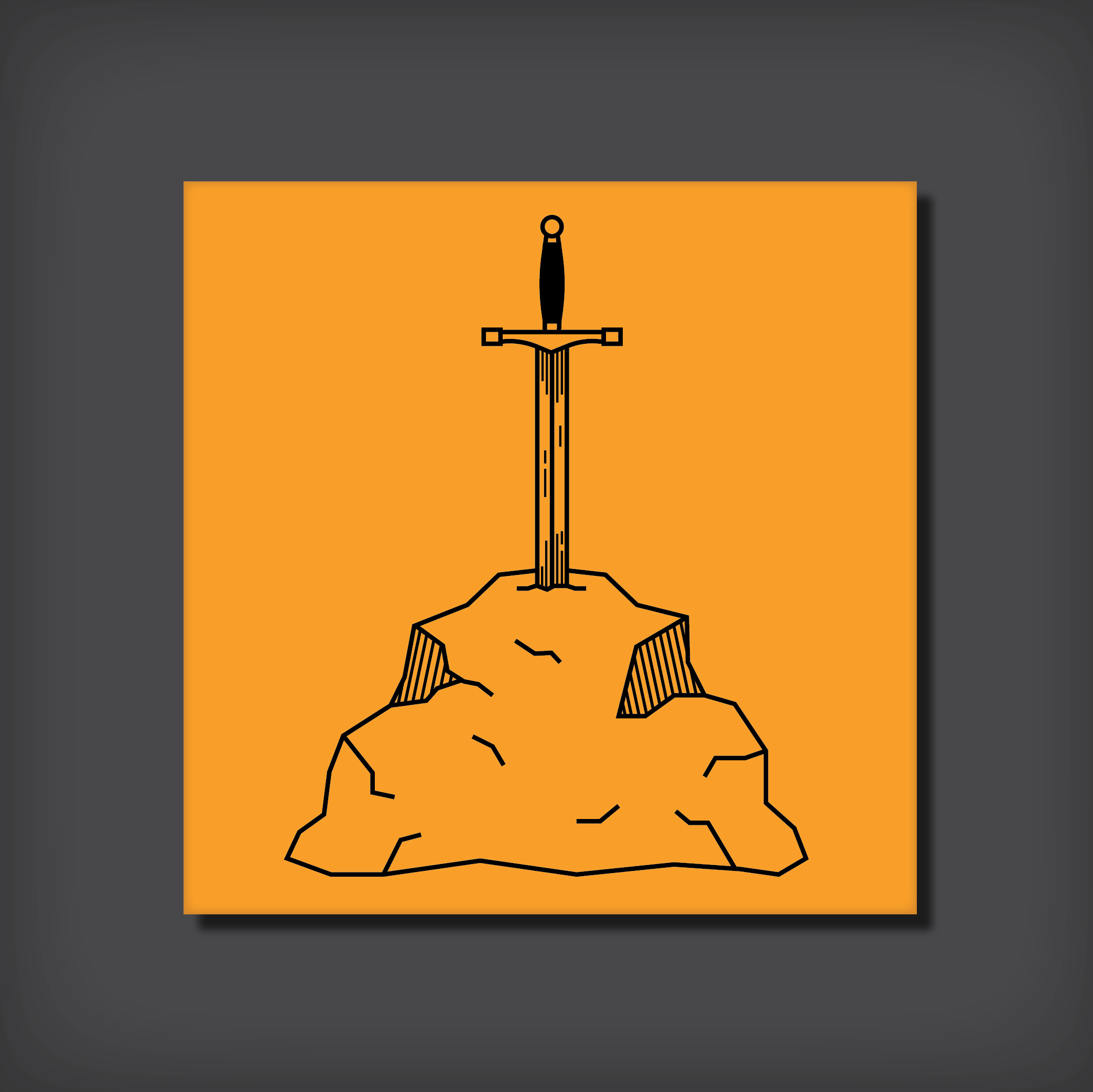 The Sword - Square Print