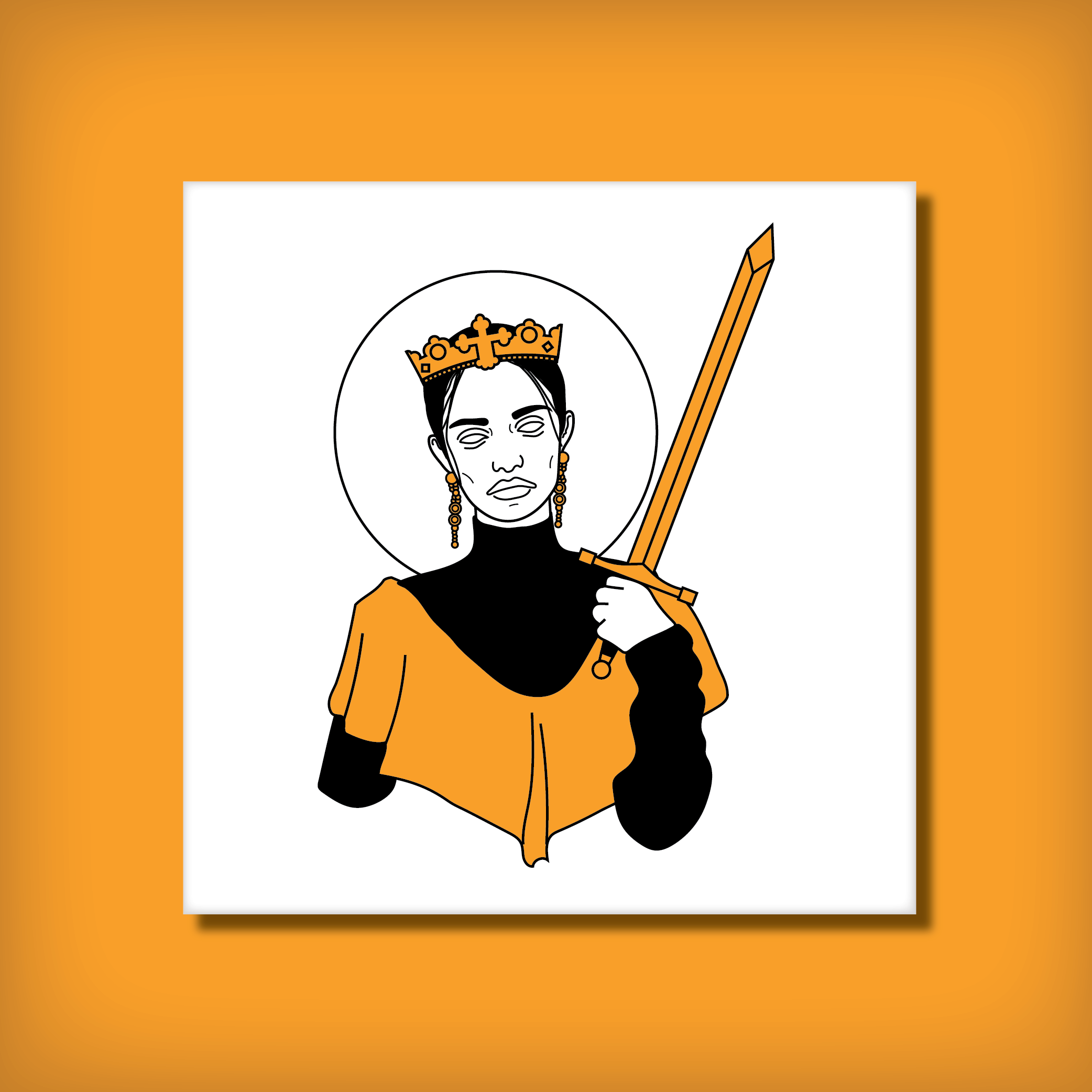 Warrior - Square Card