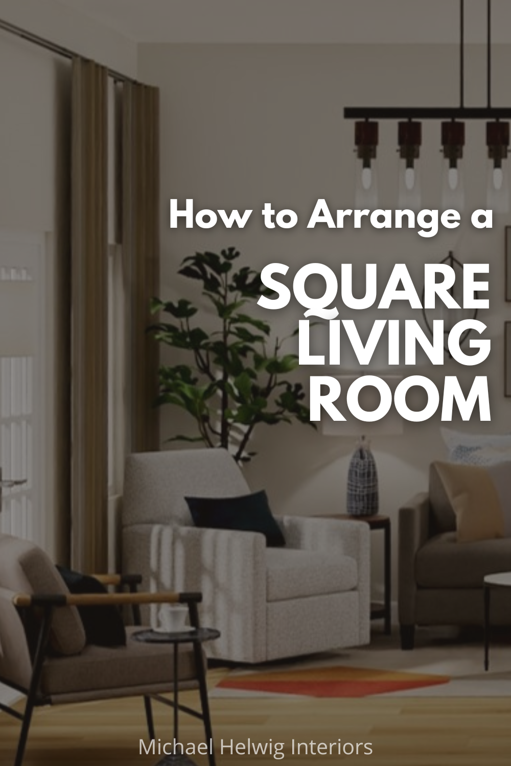 Arrange A Square Living Room With Doors