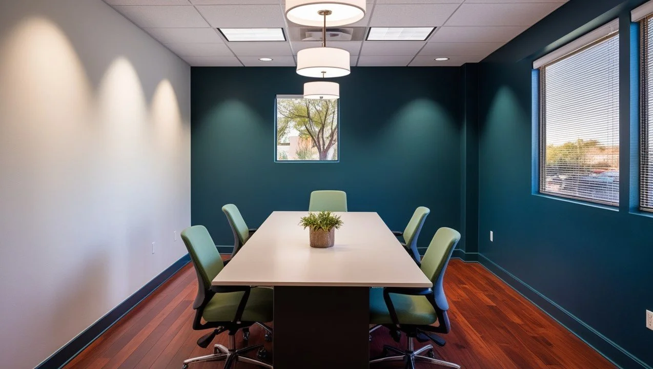Office Interior Painting: Key Trends and Color Choices — Michael Helwig ...