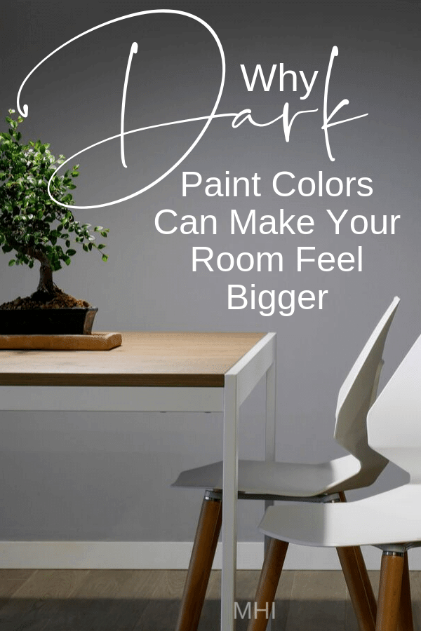 Why Dark Paint Color Can Make Your Small Room Feel Bigger Michael Helwig Interiors - How To Paint Small Rooms Look Bigger