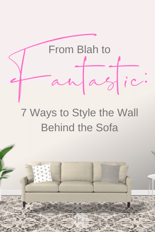 Wall Behind The Sofa, How To Hang A Mirror Over Sofa