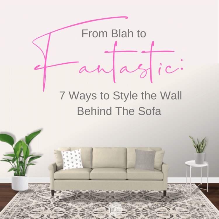 Style The Wall Behind Sofa, How To Hang A Mirror Over Couch