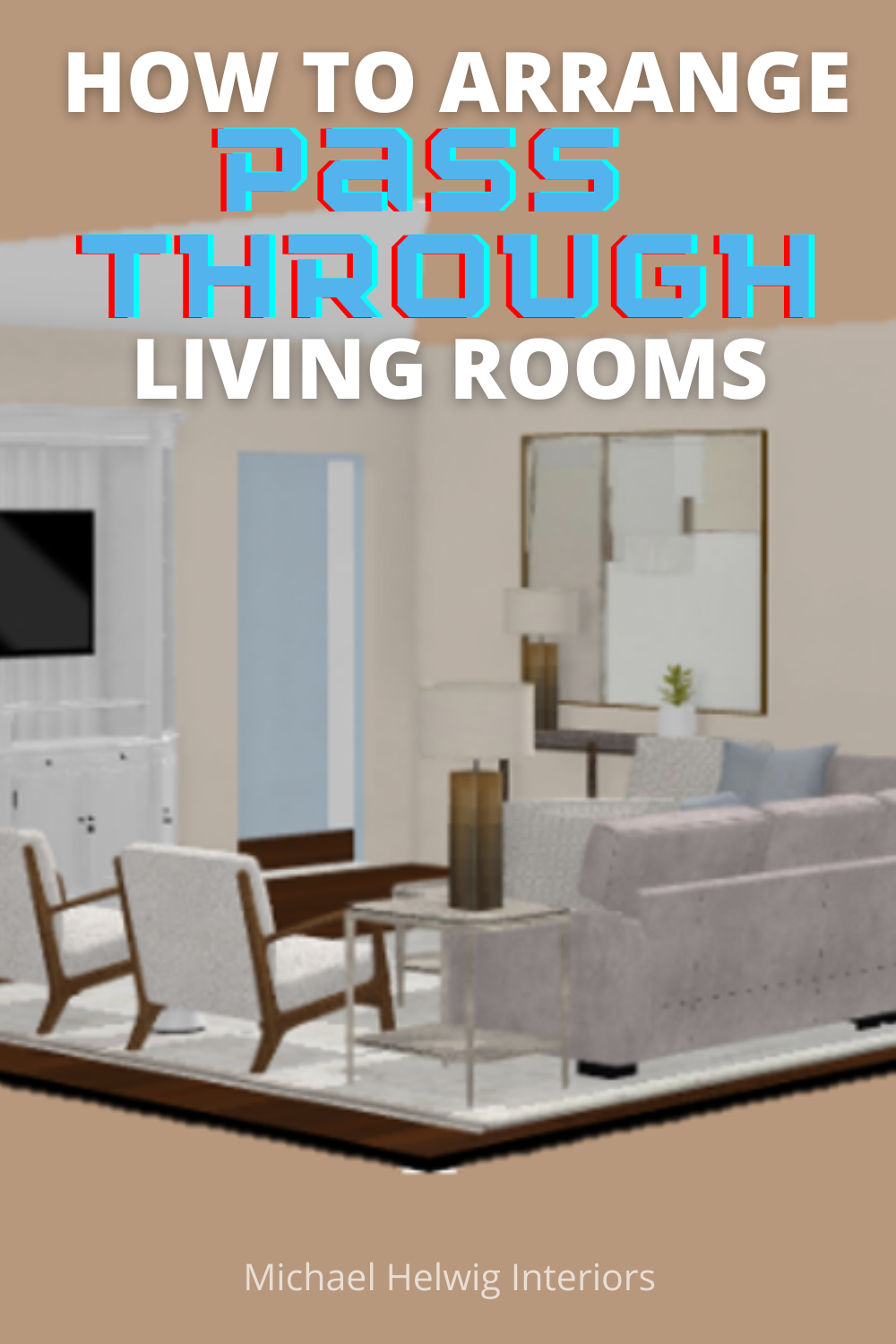 Living Room With 3 Or More Doors