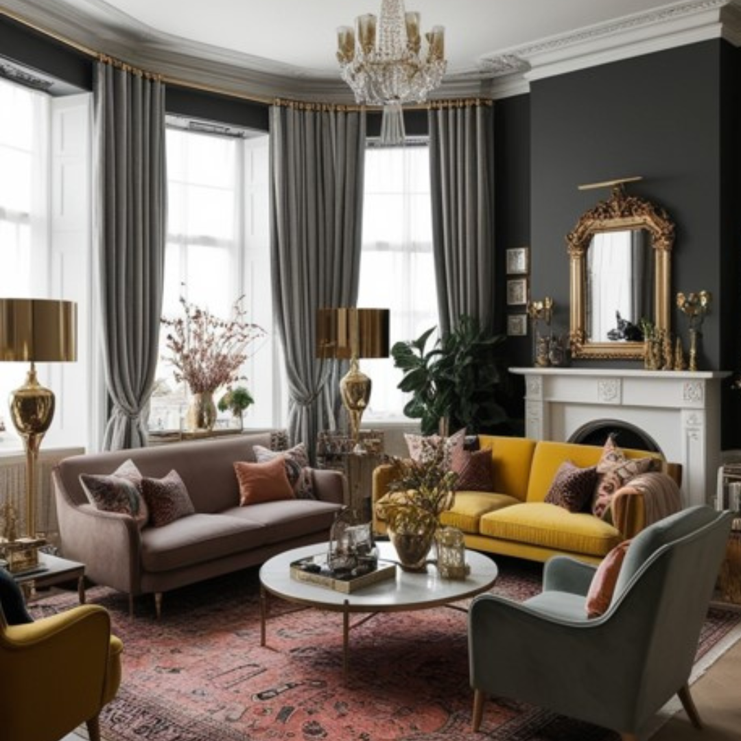 Making Awkward Layouts Work: The Curated Eclectic Approach to Decorating Tricky Spaces