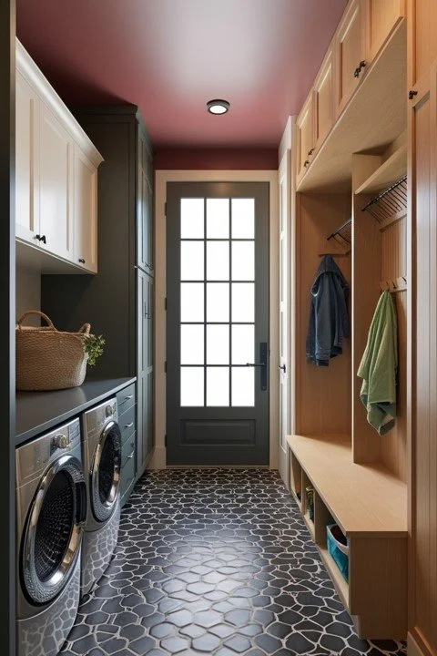 Smart Ideas for a Small, Narrow Mudroom and Laundry Area Makeover ...