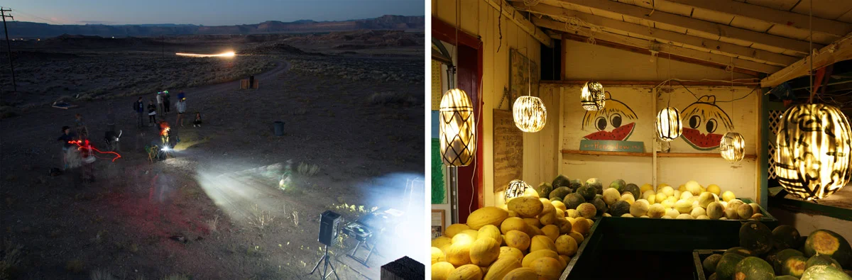 “Past on Present” by the Seeing Trails DFA and “Rural Light” by the Michael Parker and Alyse Emdur