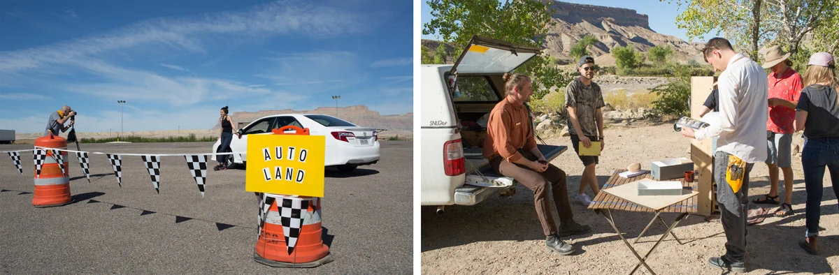“Autoland” by Nicole Lavelle and “Library of Approximate Location” by Charlie Macquarie