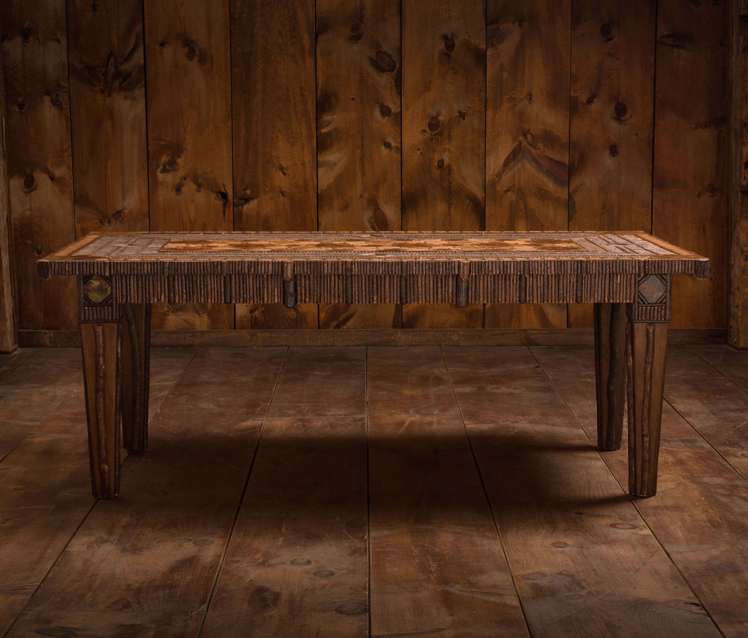 Sliced Twig 8-Top Dining Room Table