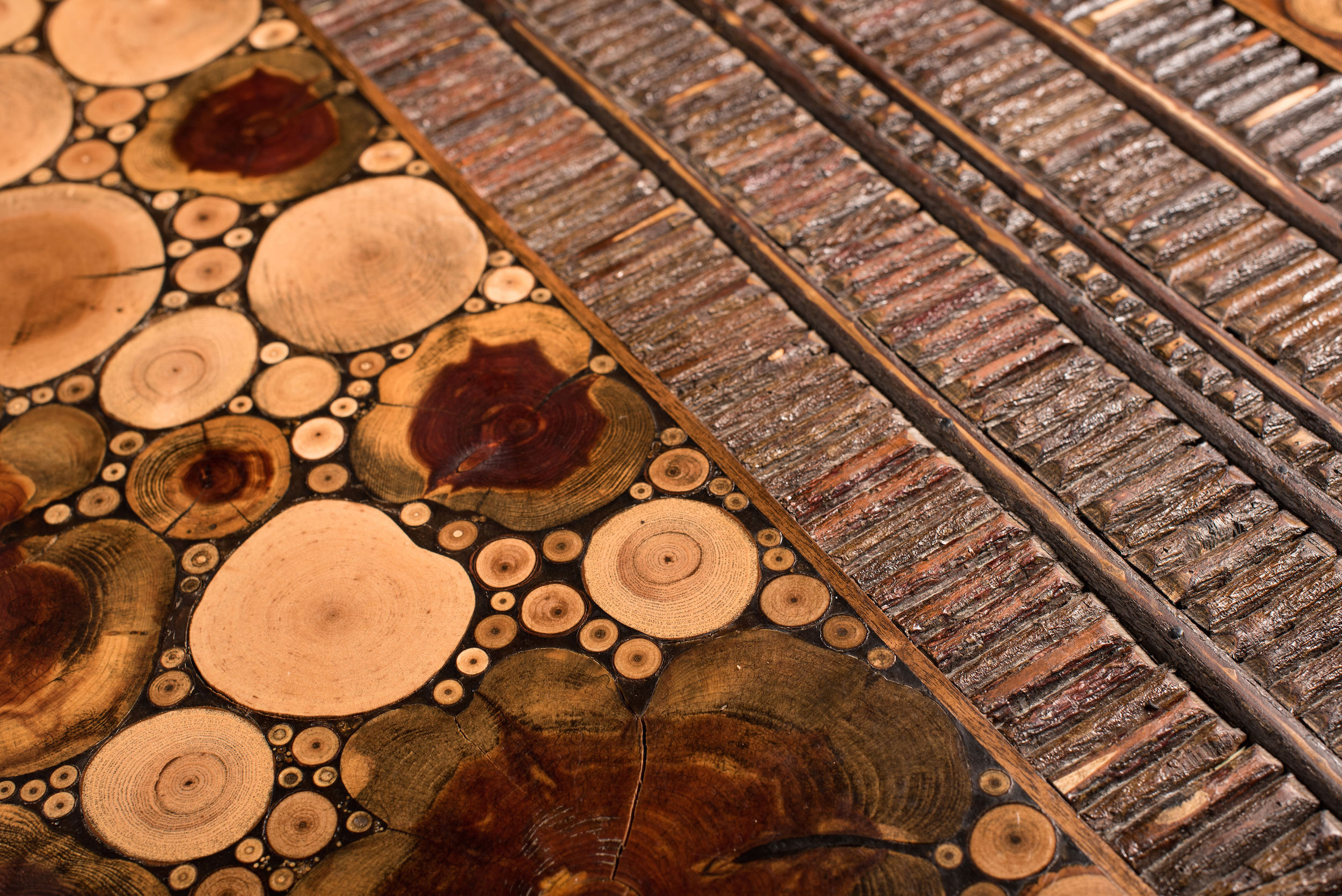 Sliced Twig 8-Top Dining Room Table