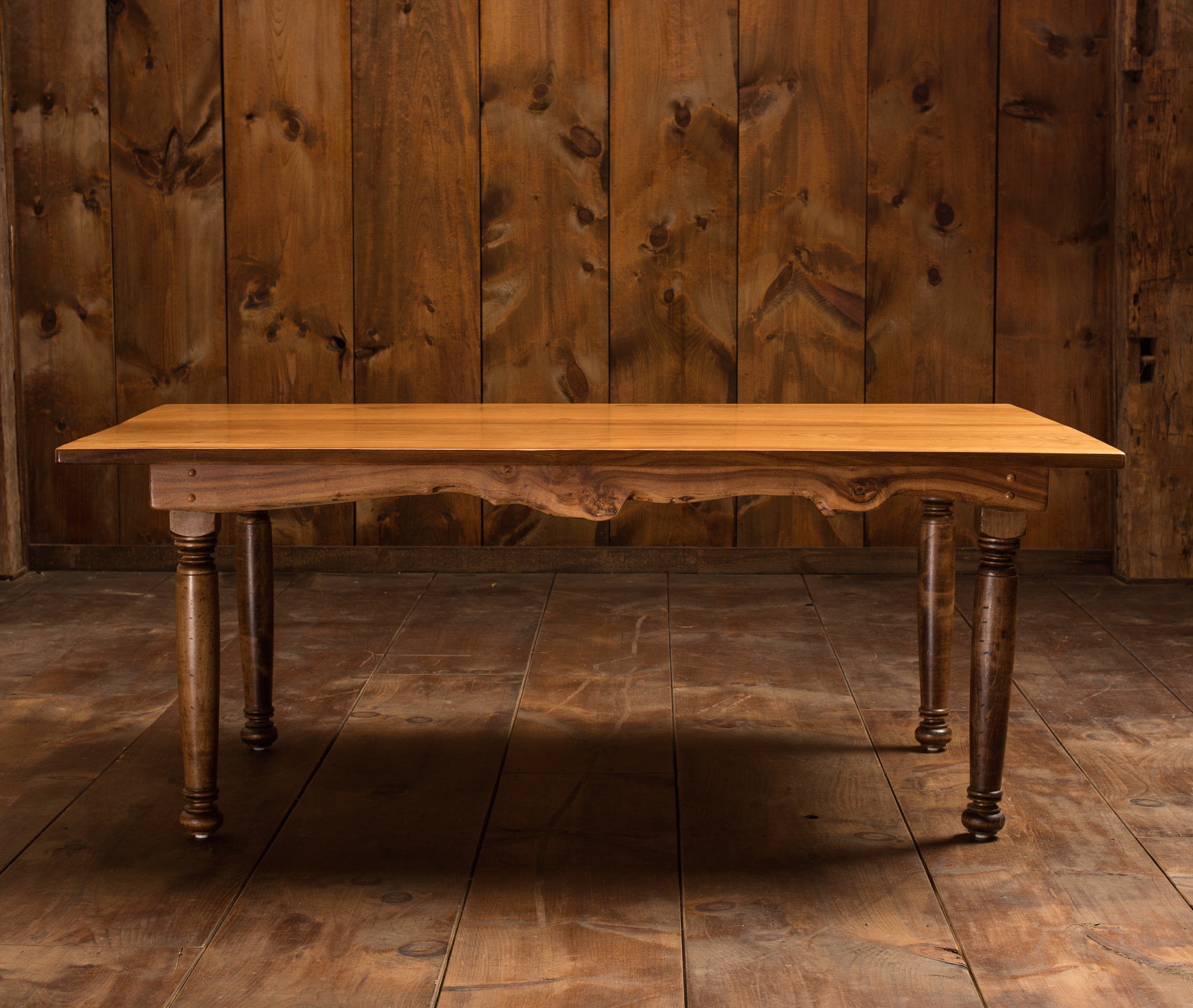 English Elm Dining Room Table