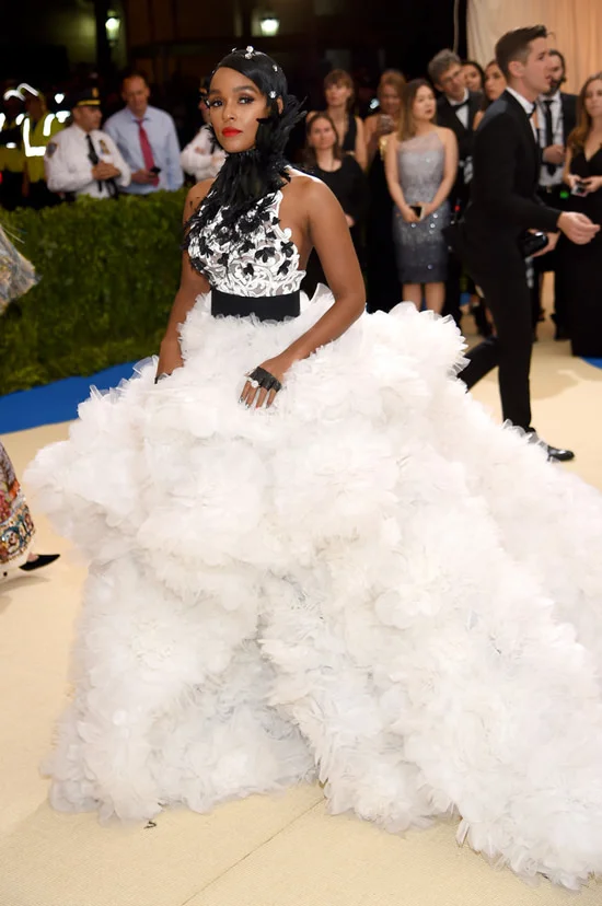 Janelle Monáe in Ralph & Russo and Tiffany Jewelry 