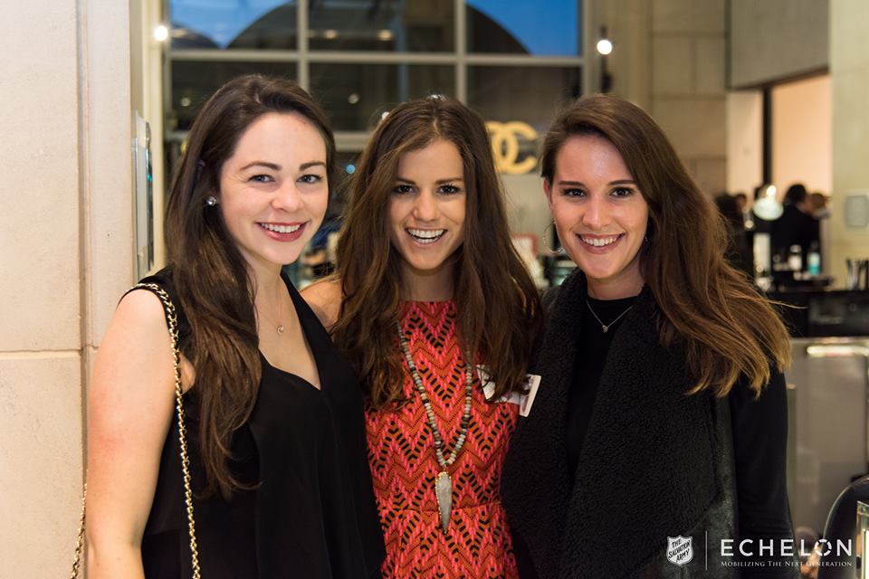 Dallas Cotillion ladies supporting Echelon DFW