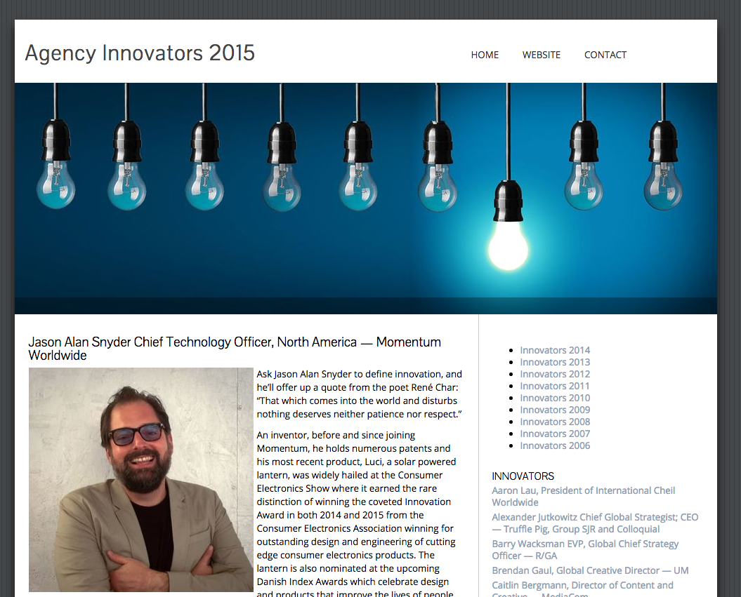 AGENCY INNOVATORS